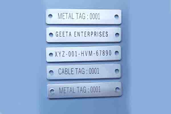 Metal Tag Cable Tag